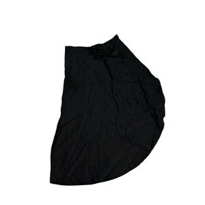Wilfred Aritzia Linen Wrap Skirt Black‎ Size XXS